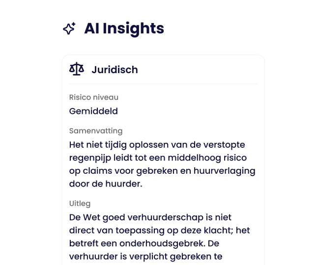 AI helpt u met het bepalen van de juridische risico's