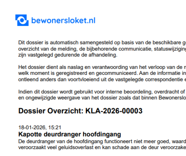 Afronding met sluitende vastlegging